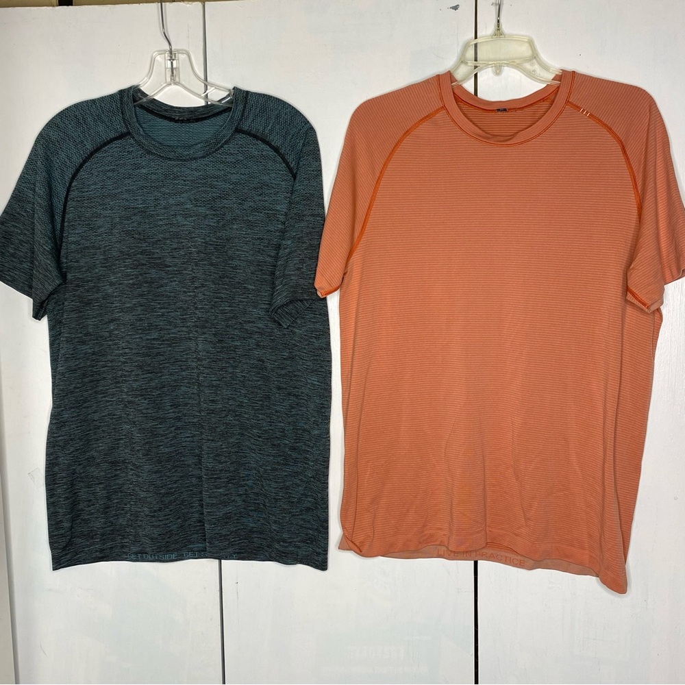 Lululemon bundle of two short sleeve men’s T shirts size medium - Picture 8 of 8
